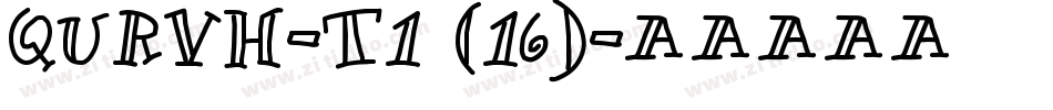 QURVH-T1 (16)字体转换
